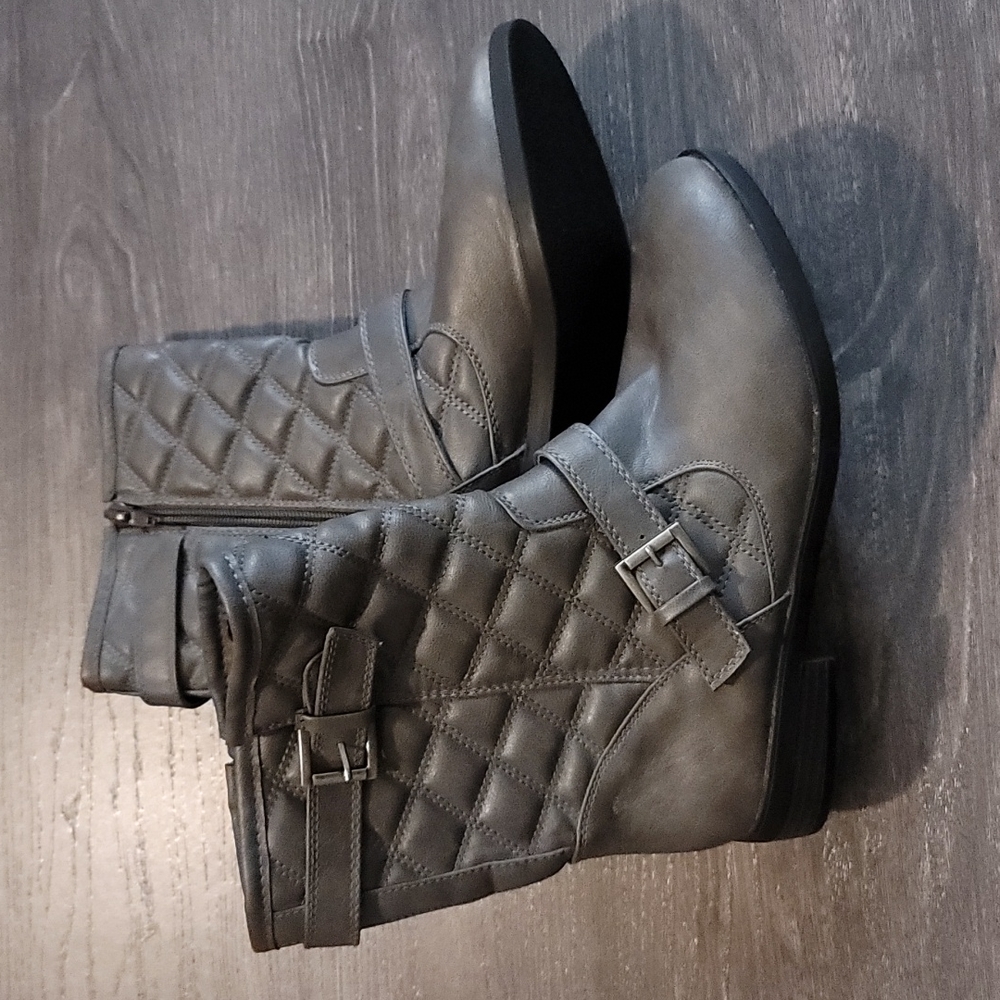 Grey Boots